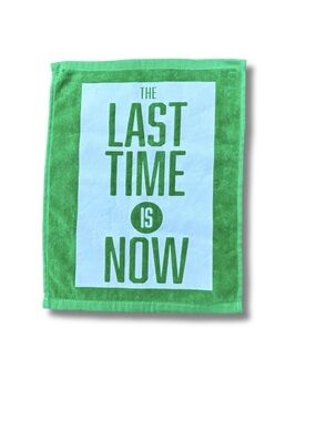 WWE Green Rally Towel The Last Time Is Now 2025 Official Licensed Wrestling